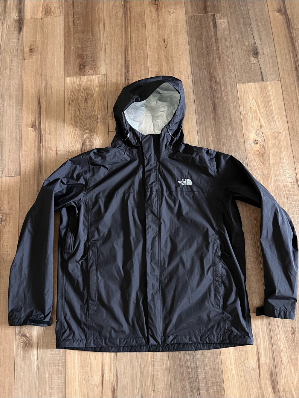The North Face Venture 2 Rain Jacket Mens XXL Black Waterproof Hooded